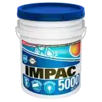 IMPERMEABILIZANTE ACRÍLICO FIBRATADO BLANCO 5 AÑOS IMPAC 5000 19 L