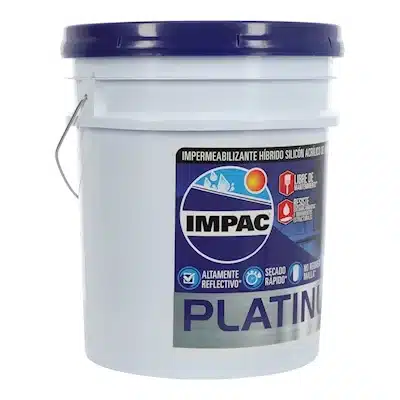 IMPERMEABILIZANTE HÍBRIDO DE ALTO DESEMPEÑO BLANCO 20 AÑOS IMPAC PLATINUM 19 L - Imagen 3