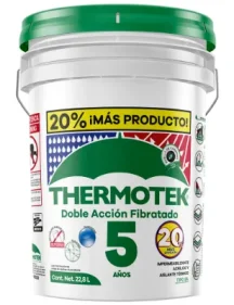 IMPERMEABILIZANTE THERMOTEK DOBLE ACCIÓN TERRACOTA 5 AÑOS 22.8 L