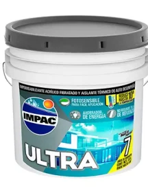 IMPERMEABILIZANTE ACRÍLICO FIBRATADO TERRACOTA 7 AÑOS IMPAC ULTRA 7 3.8 L