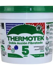 IMPERMEABILIZANTE DOBLE ACCIÓN FIBRATADO DE 3.8 L