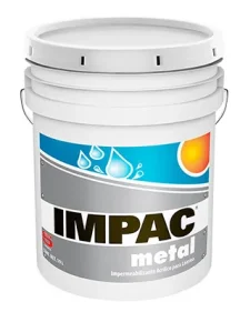 IMPERMEABILIZANTE ACRÍLICO PARA LÁMINA BLANCO 5 AÑOS IMPAC METAL 19 L