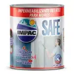 IMPERMEABILIZANTE DE LATEX PARA MUROS IMPAC SAFE 3.8 L